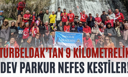 TURBELDAK’tan 9 Kilometrelik Dev Parkur Nefes Kestiler!