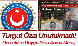 Turgut Özal Unutulmadı! Dernekten Duygu Dolu Anma Mesajı