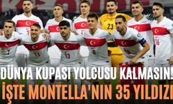 Dünya Kupası Yolcusu Kalmasın! İşte Montella'nın 35 Yıldızı