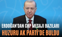 Erdoğan'dan CHP Mesajı Bazıları Huzuru AK Parti'de Buldu