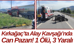 Kırkağaç’ta Alay Kavşağı’nda Can Pazarı! 1 Ölü, 3 Yaralı