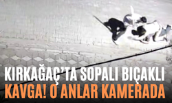 Kırkağaç’ta Sopalı Bıçaklı Kavga! O Anlar Kamerada