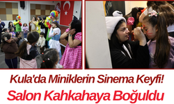 Kula'da Miniklerin Sinema Keyfi! Salon Kahkahaya Boğuldu