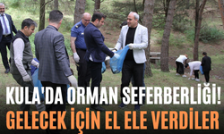 Kula'da Orman Seferberliği! Gelecek İçin El Ele Verdiler