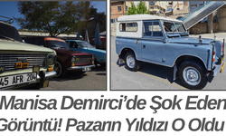 Manisa Demirci’de Şok Eden Görüntü! Pazarın Yıldızı O Oldu