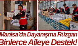 Manisa’da Dayanışma Rüzgarı Binlerce Aileye Destek!