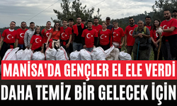 Manisa'da Gençler El Ele Verdi Daha Temiz Bir Gelecek İçin