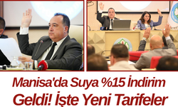 Manisa'da Suya %15 İndirim Geldi! İşte Yeni Tarifeler