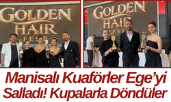 Manisalı Kuaförler Ege’yi Salladı! Kupalarla Döndüler