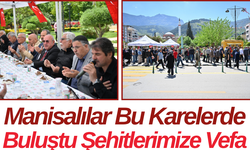 Manisalılar Bu Karelerde Buluştu Şehitlerimize Vefa