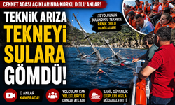 Marmaris’te Denizde Panik: 110 Kişilik Gezi Teknesi Battı!