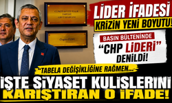 Özgür Özel İçin Lider İfadesi Krizin Yeni Boyutu!