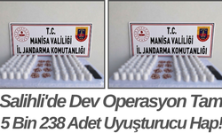 Salihli'de Dev Operasyon Tam 5 Bin 238 Adet Uyuşturucu Hap!