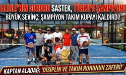 Salihli'nin Gururu SASTEK Türkiye Şampiyonu!