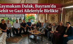Sarıgöl Kaymakamı Halil Dalak'tan Vefa Ziyaretleri!