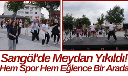 Sarıgöl'de Meydan Yıkıldı! Hem Spor Hem Eğlence Bir Arada