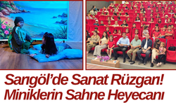 Sarıgöl’de Sanat Rüzgarı! Miniklerin Sahne Heyecanı