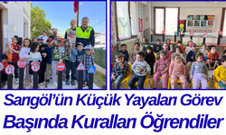 Sarıgöl’ün Küçük Yayaları Görev Başında Kuralları Öğrendiler