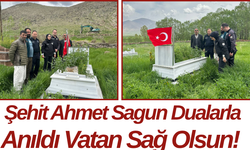 Şehit Ahmet Sagun Dualarla Anıldı Vatan Sağ Olsun!