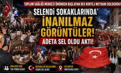 Selendi Sokaklarında İnanılmaz Görüntüler Adeta Sel Oldu Aktı