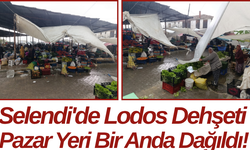 Selendi'de Lodos Dehşeti Pazar Yeri Bir Anda Dağıldı!