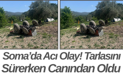 Soma’da Acı Olay! Tarlasını Sürerken Canından Oldu