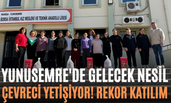 Yunusemre'de Gelecek Nesil Çevreci Yetişiyor! Rekor Katılım
