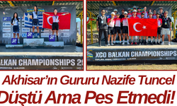 Akhisar’ın Gururu Nazife Tuncel Düştü Ama Pes Etmedi!