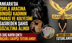 Ankara'da Dehşet Dakikaları: Bıçaklı Gaspçı Kıskıvrak Yakalandı!