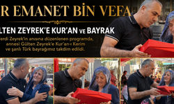 Bir Emanet Bin Vefa Gülten Zeyrek’e Kur’an ve Bayrak