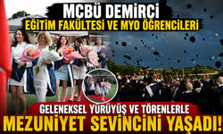 Demirci'de Mezuniyet Coşkusu: 503 Öğrenci Kep Attı