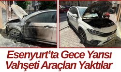 Esenyurt’ta Gece Yarısı Vahşeti Araçları Yaktılar