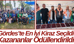 Gördes’te En İyi Kiraz Seçildi Kazananlar Ödüllendirildi