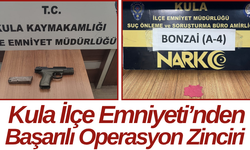 Kula İlçe Emniyeti’nden Başarılı Operasyon Zinciri