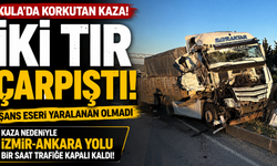 Kula’da TIR Kazası: D300 Yolu Bir Saat Kapandı!
