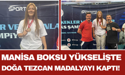 Manisa Boksu Yükselişte Doğa Tezcan Madalyayı Kaptı!