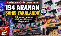 Manisa Emniyetinden Büyük Operasyon: 194 Gözaltı!