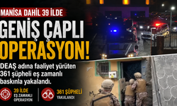 Manisa'da DEAŞ'a Geçit Yok: 39 İlde Eş Zamanlı Dev Operasyon