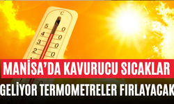 Manisa’da Kavurucu Sıcaklar Geliyor Termometreler Fırlayacak