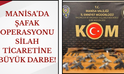 Manisa’da "Şafak" Operasyonu: Silah Ticaretine Büyük Darbe!