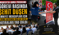 Manisa'da Şehit Emniyet Mensupları Dualarla Anıldı