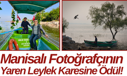 Manisalı Fotoğrafçının Yaren Leylek Karesine Ödül!