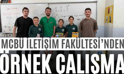 MCBÜ İletişim Fakültesi’nden Örnek Çalışma
