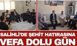 Salihli'de Şehit Hatırasına Vefa Dolu Gün