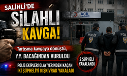 Salihli'de Silahlı Kavga Şüpheliler Kısa Sürede Yakalandı
