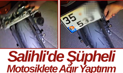 Salihli'de Şüpheli Motosiklete Ağır Yaptırım