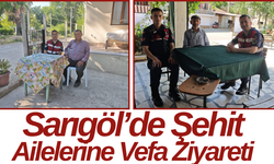 Sarıgöl’de Şehit Ailelerine Vefa Ziyareti