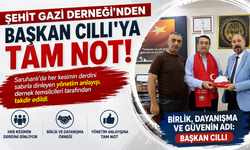 Şehit Gazi Derneği'nden Başkan Cıllı'ya Tam Not