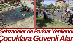 Şehzadeler’de Parklar Yenilendi Çocuklara Güvenli Alan