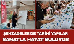 Şehzadeler’de Tarihi Yapılar Sanatla Hayat Buluyor